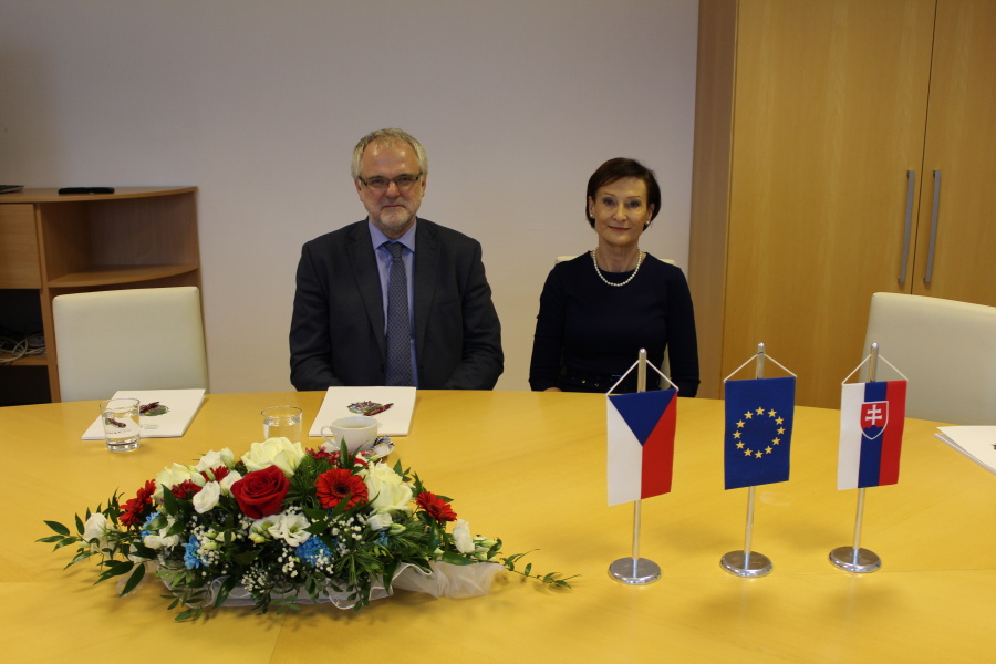 Stretnutie najvyšších predstaviteľov ÚGKK SR a ČÚZK